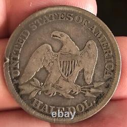 1864 Seated Liberty Half Dollar, scarce date