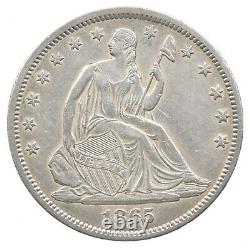 1865-S Seated Liberty Half Dollar 3395