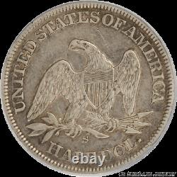 1865-S Seated Liberty Half Dollar PCGS XF45