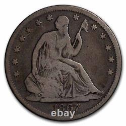 1867 Liberty Seated Half Dollar Very Good SKU#263265