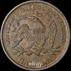 1867-S Seated Half Dollar Choice AU/BU Nice Eye Appeal Strong Strike