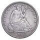 1867-s Seated Liberty Half Dollar 1868