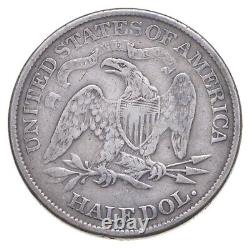 1867-S Seated Liberty Half Dollar 1868