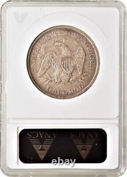 1867-S Seated Liberty Half Dollar 50C Circulated XF45 Extra Fine XF ANACS EF45