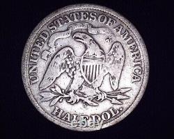 1867 S Seated Liberty Half Dollar Nice Detail V-4 Motto Above Eagle # S176