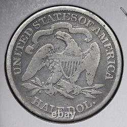 1867 Seated Liberty Half Dollar CHOICE GOOD E934 ANH