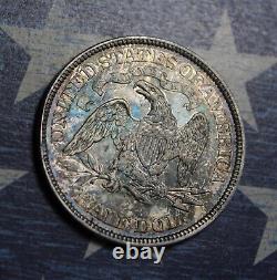1867 Seated Liberty Silver Half Dollar Collector Coin Free Shipping