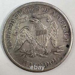 1868-S (AU) Seated Liberty Half Dollar 50C 90% SILVER