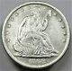 1868-s Silver Seated Liberty 50c Half Dollar Us Coin Item #25075