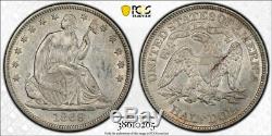 1869 50C Seated Liberty Half Dollar PCGS AU 55 About Uncirculated Better Date