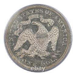 1869 Seated Liberty Dollar PCGS AU50