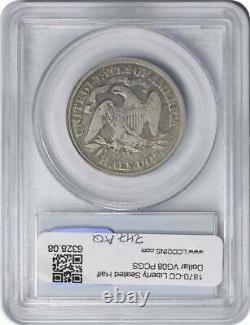 1870-CC Liberty Seated Silver Half Dollar VG08 PCGS