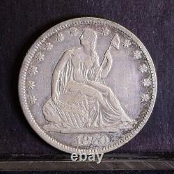 1870 Liberty Seated Half Dollar XF Details (#40941)