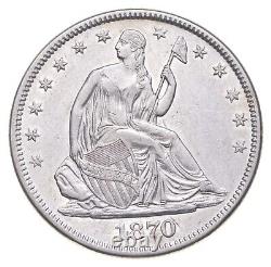 1870 Seated Liberty Half Dollar 3916