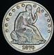 1870 Seated Liberty Half Dollar 50c High Grade Choice 90% Silver Us Coin Cc21070