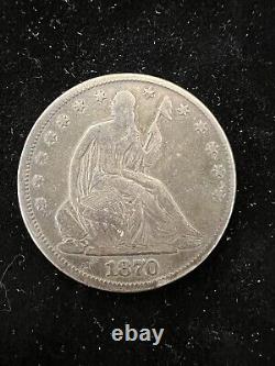 1870 Seated Liberty Half Dollar /HD1870