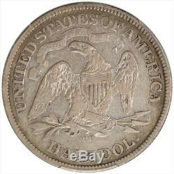 1871-CC Seated Liberty Half Dollar PCGS F12