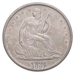 1871-S Seated Liberty Half Dollar 1853
