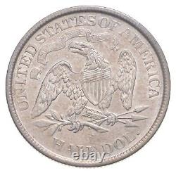 1871-S Seated Liberty Half Dollar 1853