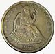 1871-s Seated Liberty Half Dollar 90% Silver 50c Km# 99 Lot B3-365 Low Mintage