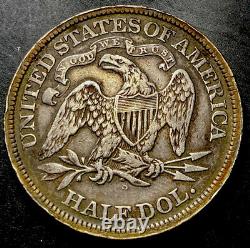 1871 S Seated Liberty Silver Half Dollar 50c High Grade Details Type Coin