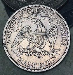 1871 Seated Liberty Half Dollar 50C Ungraded Choice 90% Silver US Coin CC17772
