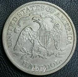 1871 Seated Liberty Half Dollar in XF++/ AU Condition Rare Date in all Grades