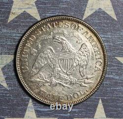 1871 Seated Liberty Silver Half Dollar Collector Coin Free Shipping