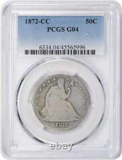 1872-CC Liberty Seated Half Dollar G04 PCGS