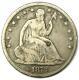 1872-cc Seated Liberty Half Dollar 50c Carson City Coin Fine / Vf Details