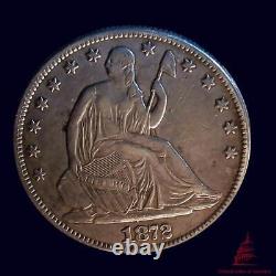 1872 Liberty Seated 50 Cents