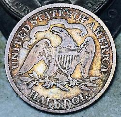 1872 Seated Liberty Half Dollar 50C Ungraded Choice 90% Silver US Coin CC18956