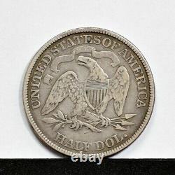1873 Liberty Seated Half Dollar Ch VF (#41817)
