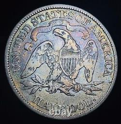 1873 Seated Liberty Half Dollar 50C ARROWS Ungraded 90% Silver US Coin CC15871