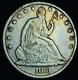 1873 Seated Liberty Half Dollar 50c No Arrows Choice Silver Us Coin Cc21071