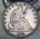 1873 Seated Liberty Half Dollar 50c No Arrows Closed 3 Silver Us Coin Cc16662