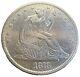 1873 Seated Liberty Half Dollar, Closed 3, Xf/au Details Tough Date Low Survival