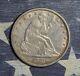 1873 Seated Liberty Silver Half Dollar Collector Coin Free Shipping