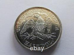 1874 ARROWS Seated Liberty Silver Half Dollar Philadelphia Mint 50 Cents Coin