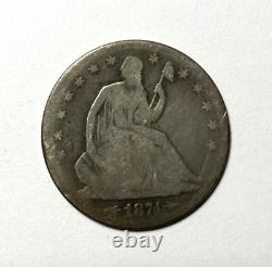 1874-S Seated Liberty Half Dollar Lower Mintage GOOD