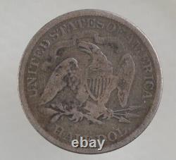 1874-S Seated Liberty Half Dollar With Arrows Good+