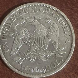 1874 Seated Liberty Half Dollar Coin