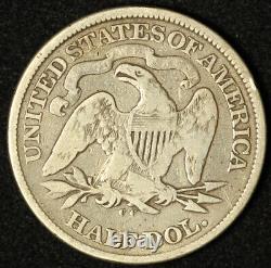 1875-CC 50c Seated Liberty Silver Half Dollar Carson City Free Shipping USA