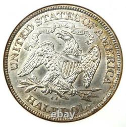 1875-CC Seated Liberty Half Dollar 50C Coin Certified ANACS AU Details Rare