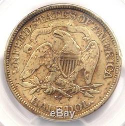 1875-CC Seated Liberty Half Dollar 50C Coin Certified PCGS VF Details
