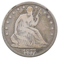 1875-CC Seated Liberty Half Dollar 7092