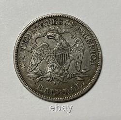 1875-CC Seated Liberty Half Dollar Choice Original VF++