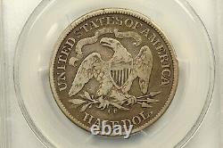 1875-CC Seated Liberty Half Dollar PCGS F15