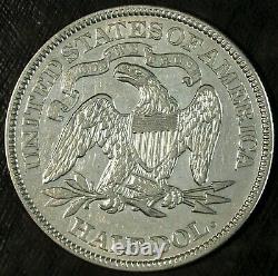 1875 P Seated Liberty Silver Half Dollar? Circulated? Great For Sets 206