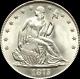 1875 S Seated Liberty Half Dollar Ms Gem